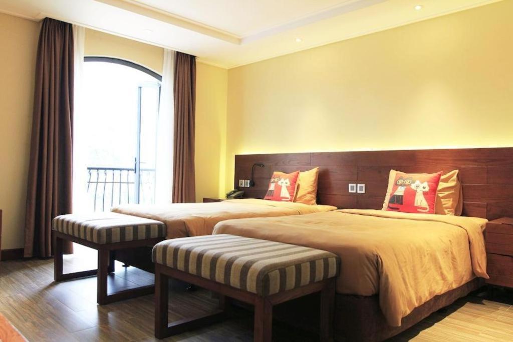 Thang Loi Tam Dao Hotel Exterior foto