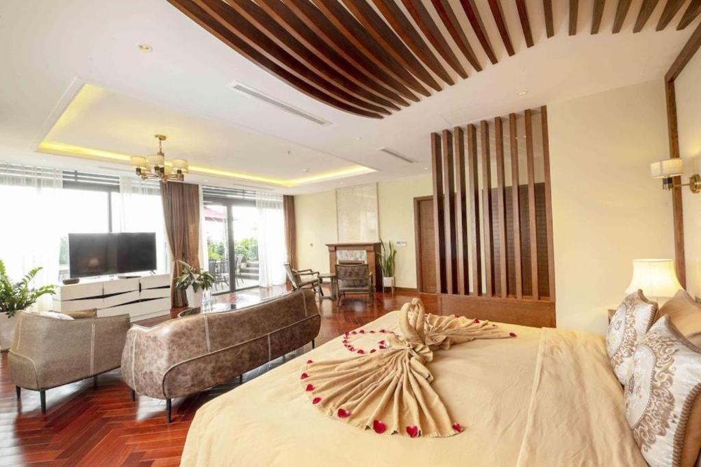 Thang Loi Tam Dao Hotel Exterior foto